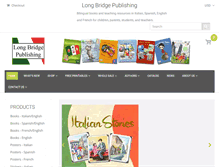 Tablet Screenshot of longbridgepublishing.com